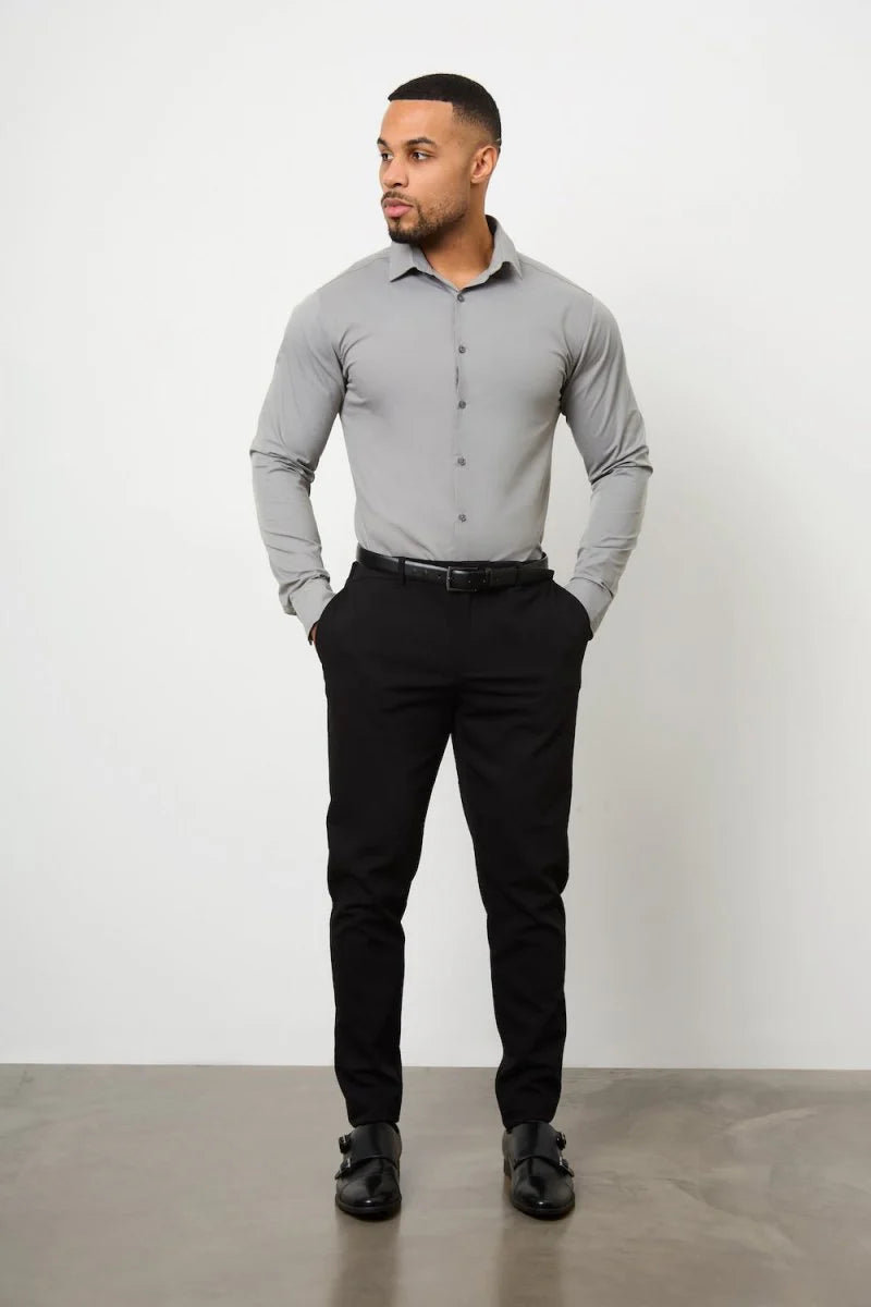 Camisa Social Lisa - Anti Amassado!